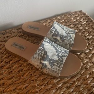 Steve Madden Snake skin sandals